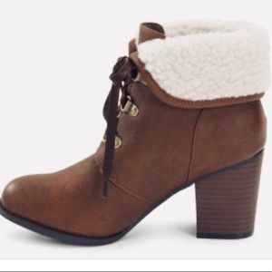 Bethany Mota by Aeropostale brown booties